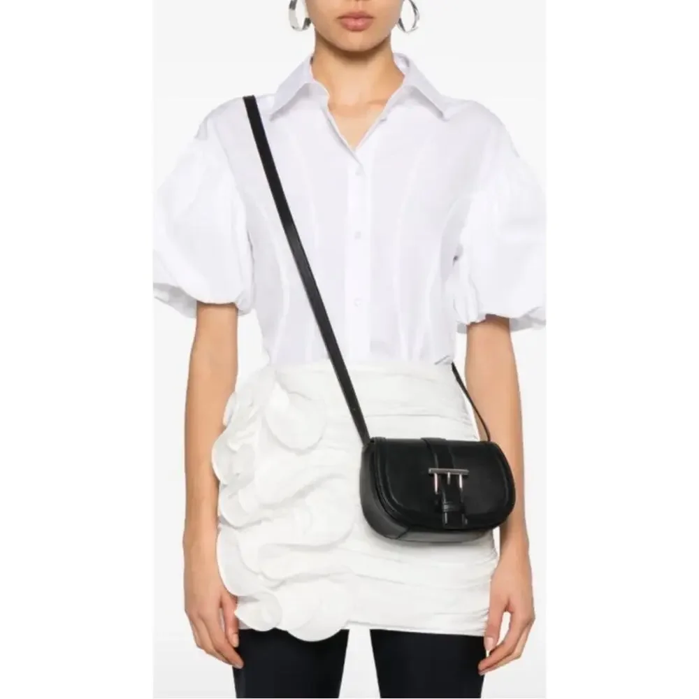 ALEXANDER MCQUEEN Mini T-Bar Satchel in Black